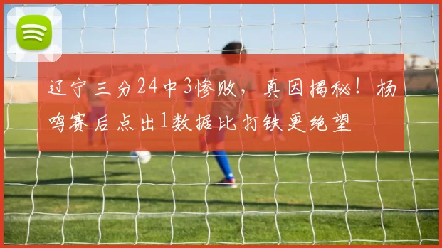 辽宁三分24中3惨败，真因揭秘！杨鸣赛后点出1数据比打铁更绝望