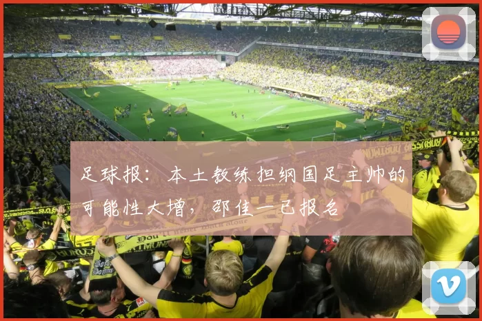 足球报：本土教练担纲国足主帅的可能性大增，邵佳一已报名